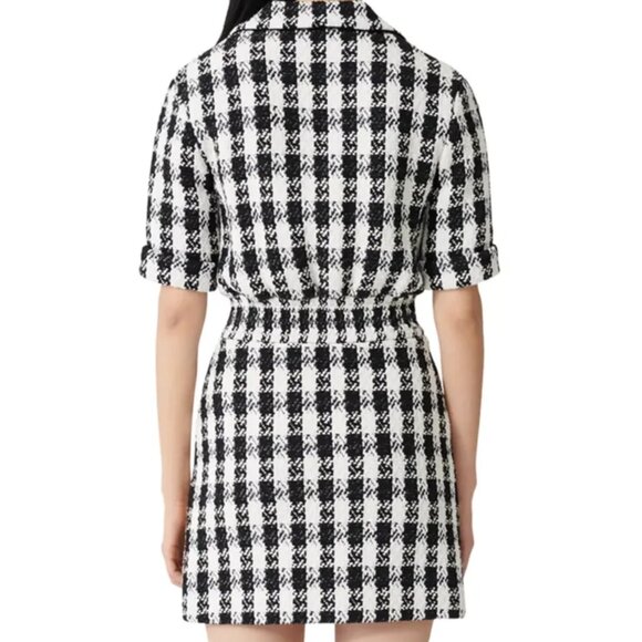 Maje Ricky Tweed Shirt Dress - Picture 5 of 10